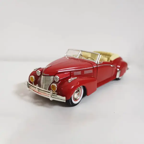 1/32 Vintage Red Convertible Diecast Model Car