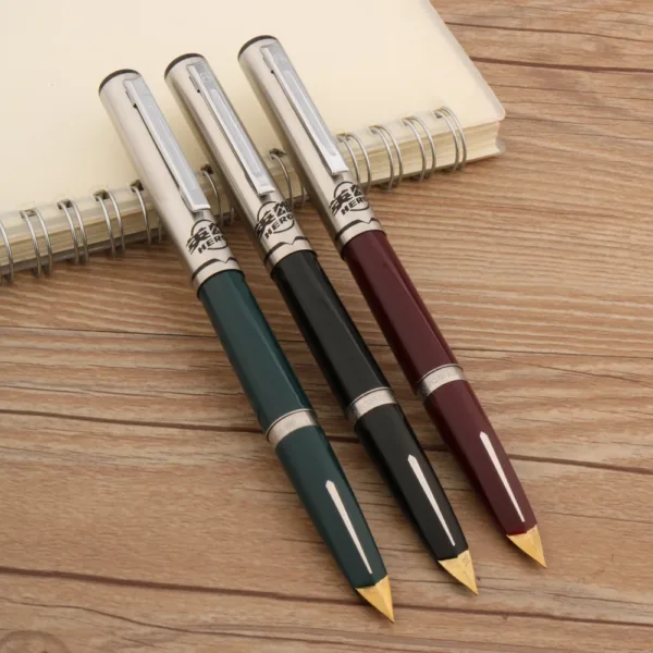 Classic Stainless Steel Fountain Pen 0.5mm