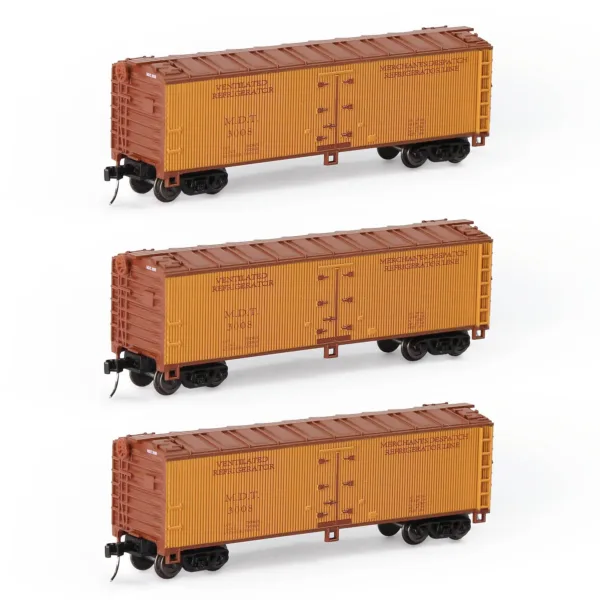 3pcs N Scale Woodside Reefer Boxcars 1:160 - Image 9