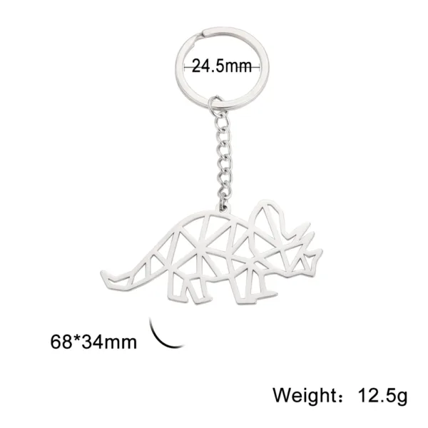 Animal Charm Stainless Steel Keychain - Image 19