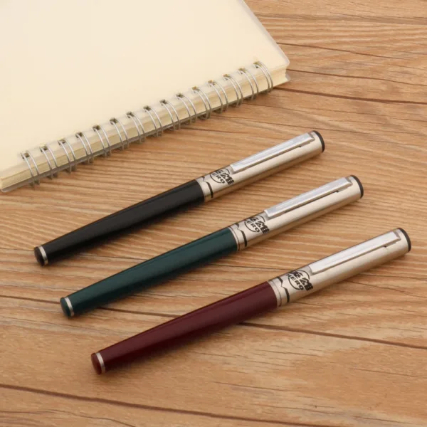 Classic Stainless Steel Fountain Pen 0.5mm - Image 4