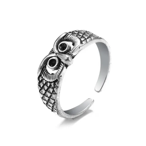 Vintage Gothic Angel Skull Ring for Women - Image 30