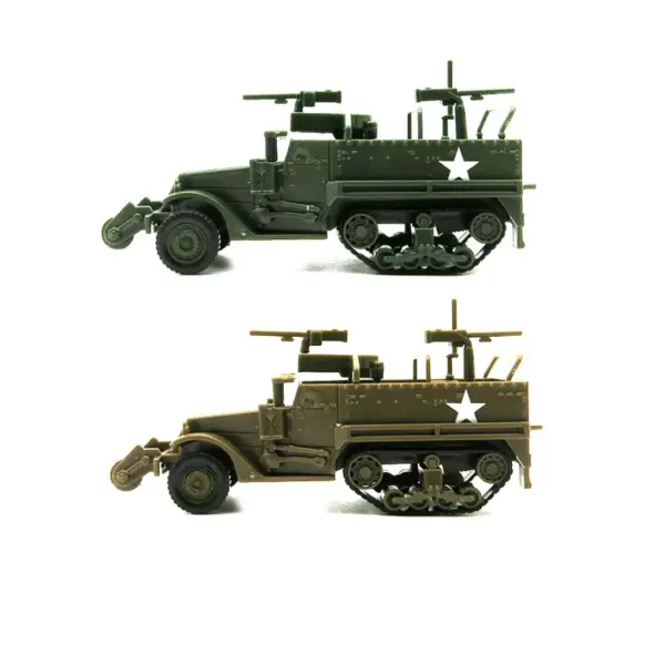 1/72 Scale M3A1 Half-track Model Kit Toy - Image 6