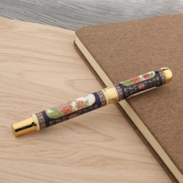 Ceramic Cloisonne Luxury Rollerball Pen 0.5mm - Image 2