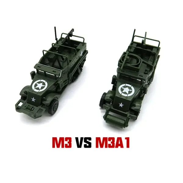 1/72 Scale M3A1 Half-track Model Kit Toy - Image 4