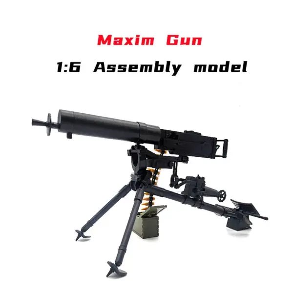 1/6 Scale Model Maxim Gun Assembly Kit