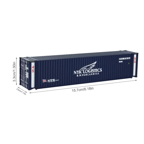 HO Scale 1:87 45ft Model Shipping Container - Image 3