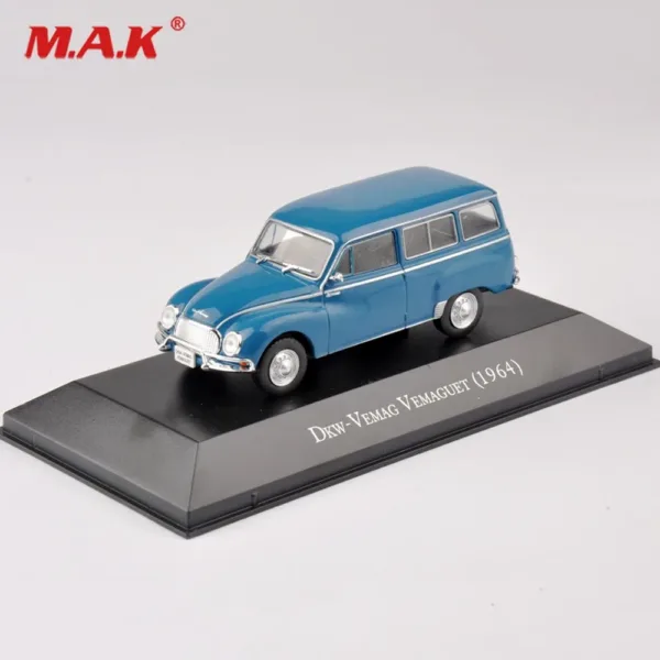 1/43 Scale Blue DKW-Vemag Diecast Car Model - Image 2