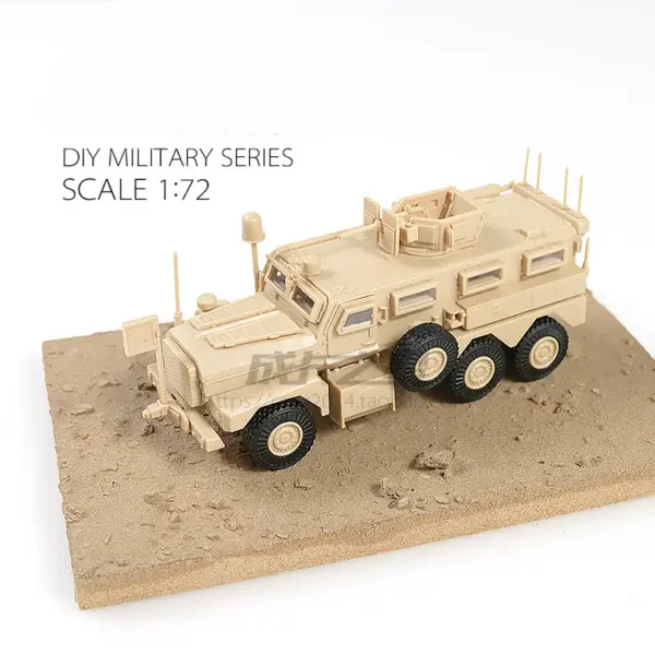 1/72 Scale Cougar 6X6 MRAP Model Kit - Image 3