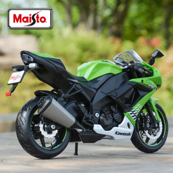 Maisto 1:12 Kawasaki Ninja ZX-10R Model Motorcycle - Image 3