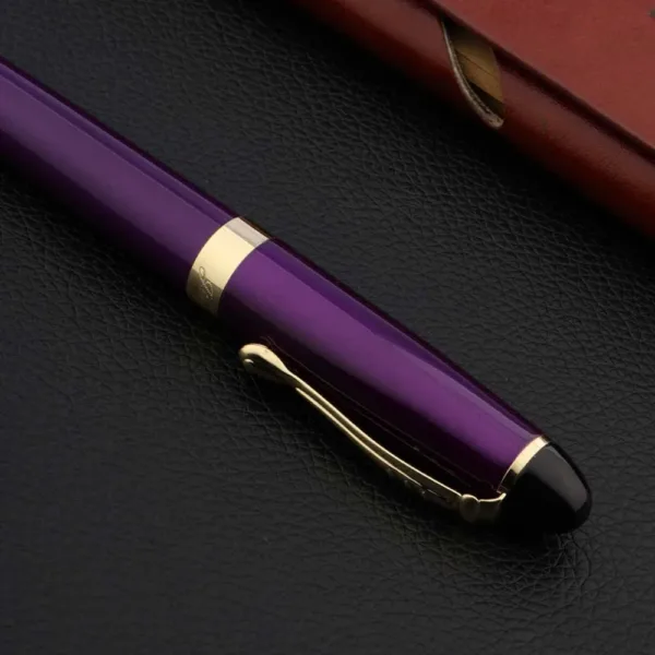 Luxury JinHao 450 Metal Rollerball Pen Purple - Image 2