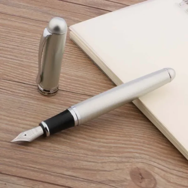 JINHAO X750 0.7mm Fountain Pen Bright Silver - Image 17