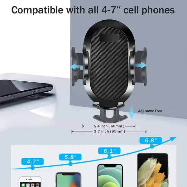 Universal Car Phone Mount with Long Arm - Image 6