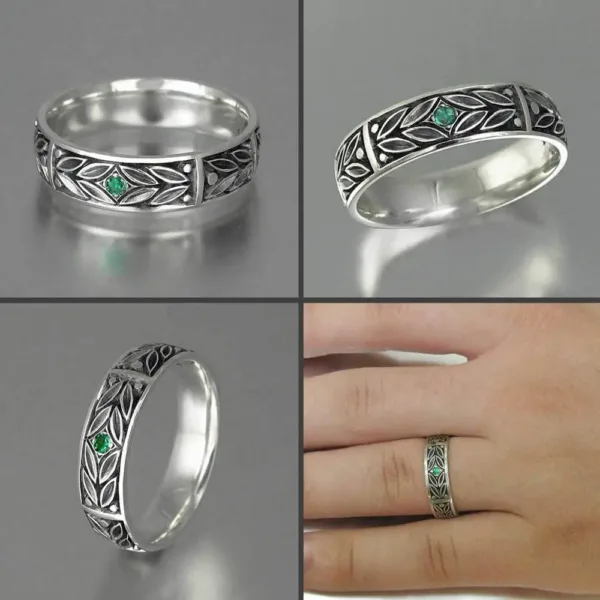 Creative Geometric Wedding Ring for Men - Image 8