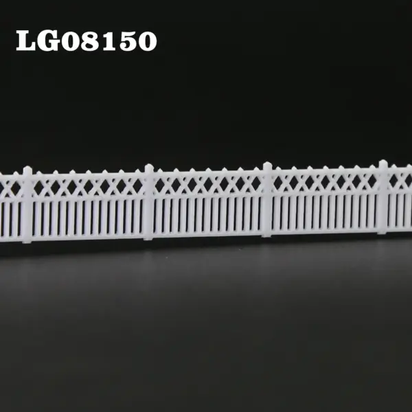 1 Meter N Scale White Model Fence Set - Image 8