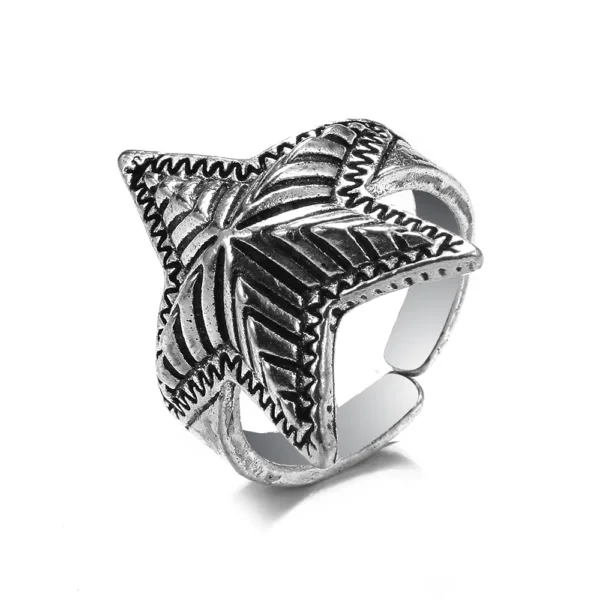 Vintage Gothic Angel Skull Ring for Women - Image 24