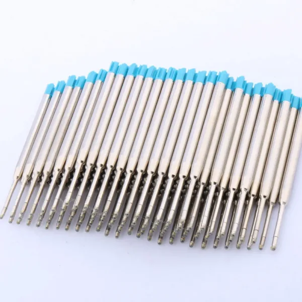 100pcs Blue Ballpoint Pen Refills - Image 4