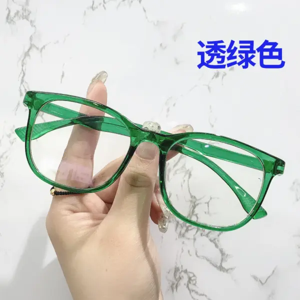 Unisex Transparent Square Computer Glasses - Image 10