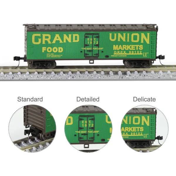 3pcs N Scale Woodside Reefer Boxcars 1:160 - Image 4