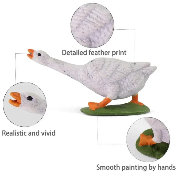 14 or 28pcs O Scale PVC Model Fowl Set - Image 2