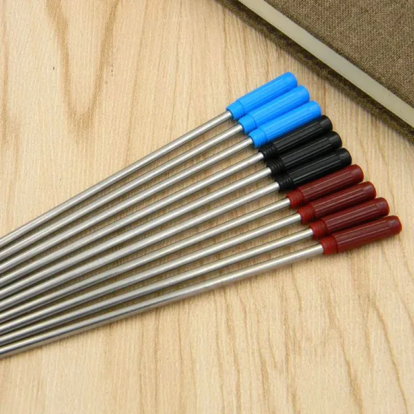 10 Pack Metal Ballpoint Pen Refills 1.0mm - Image 3