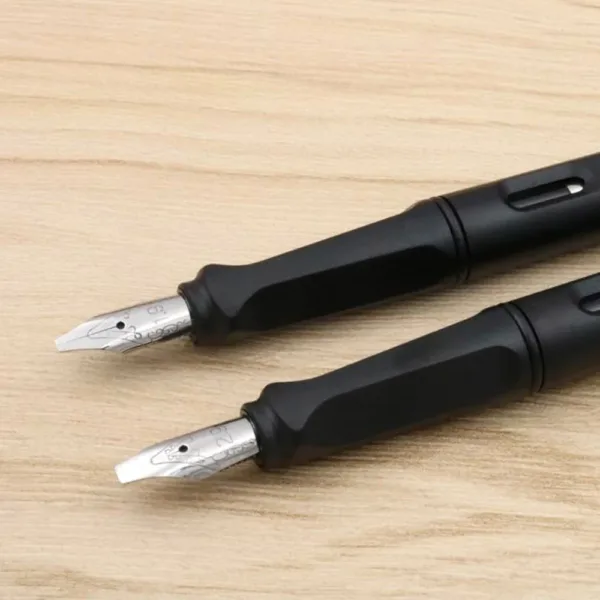 Matte Black Fountain Pen for Calligraphy - Image 2