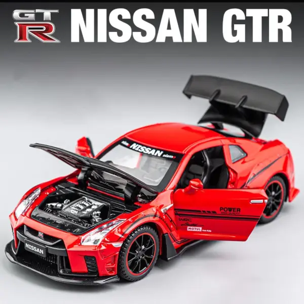 1:32 Alloy Nissan GTR R35 Model Car - Image 8