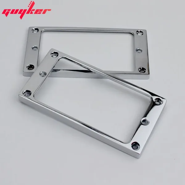 Chrome Humbucker Pickup Mounting Rings Set 2 PCS