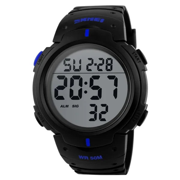 Men's Digital Sport Watch with Alarm and Calendar - Image 8