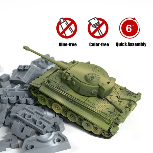 1/72 Scale German Tiger Tank Model Kit - Image 3