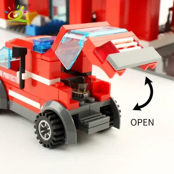 756pcs Fire Station Building Blocks Set - Image 2