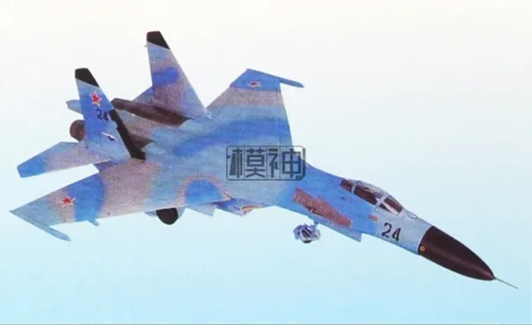 1/48 Scale Su-27 Flanker B Model Kit - Image 3