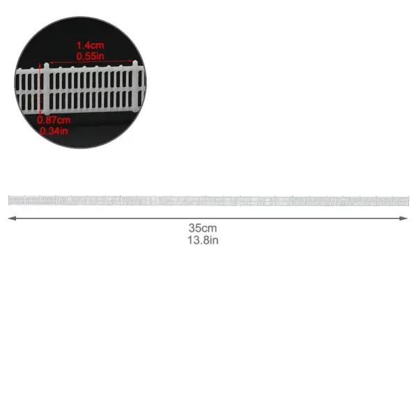 1 Meter N Scale White Model Fence Set - Image 2