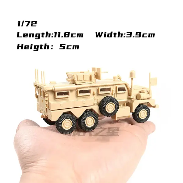 1/72 Scale Cougar 6X6 MRAP Model Kit - Image 2