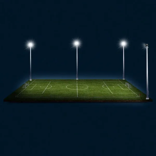 5pcs HO Scale Plaza Lampposts with LEDs - Image 6