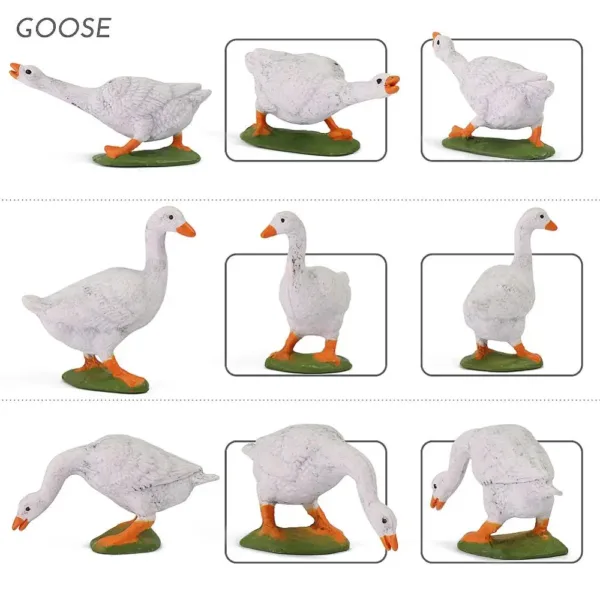 14 or 28pcs O Scale PVC Model Fowl Set - Image 5