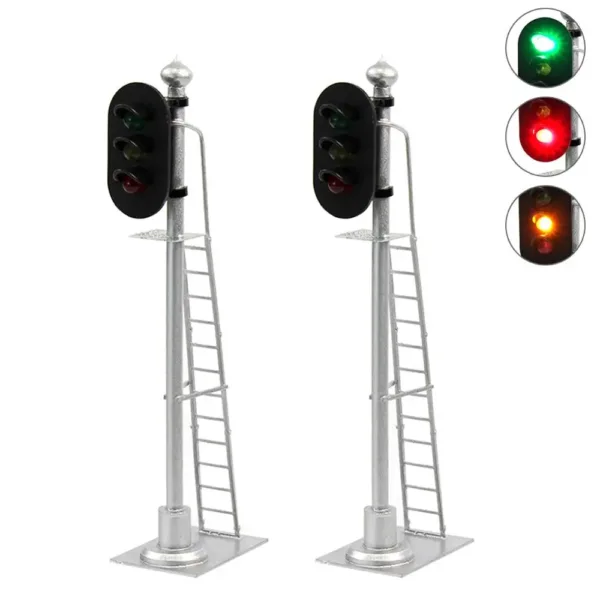 O Scale 1:43 Train Traffic Signal Set