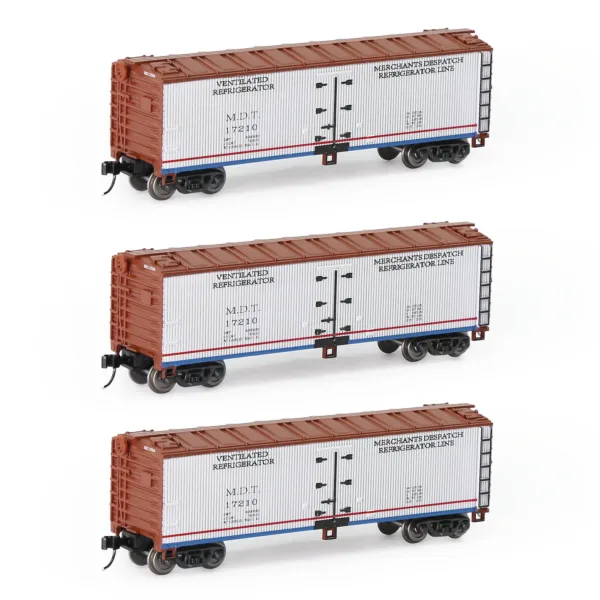 3pcs N Scale Woodside Reefer Boxcars 1:160 - Image 11