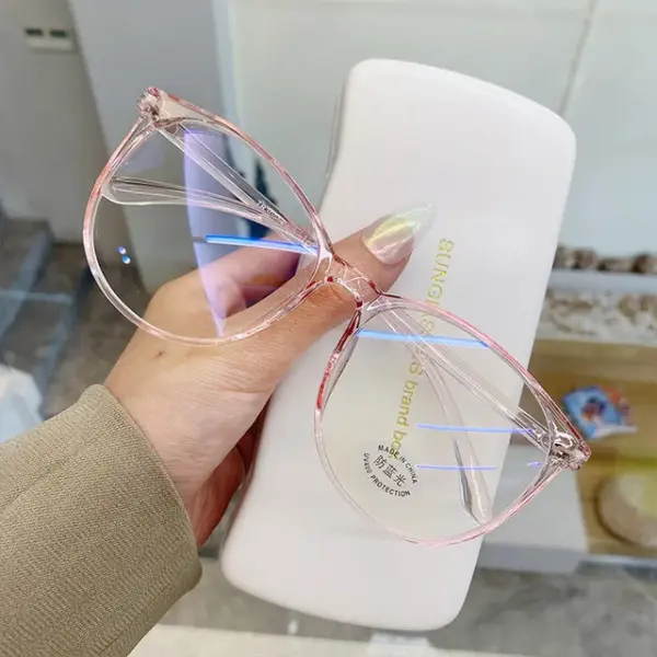 Round Anti Blue Light Glasses for Unisex - Image 13