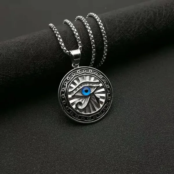 Eye of Horus Cross Pendant Necklace - Image 19