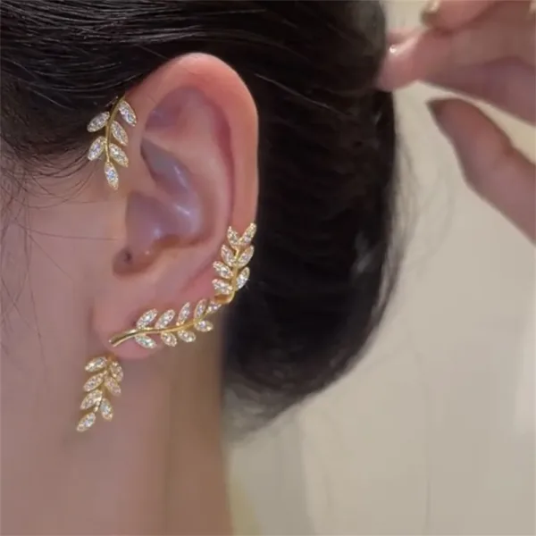 Zircon Butterfly Ear Cuff for Women - Image 3