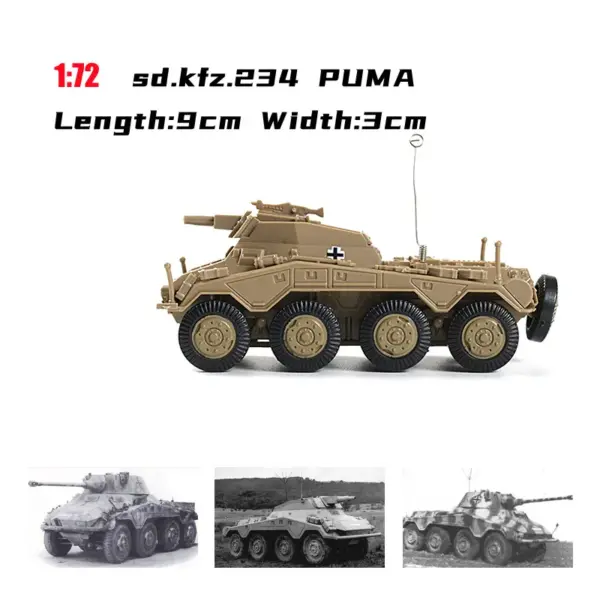 1/72 Scale Sd.kfz.234 PUMA Model Kit - Image 2
