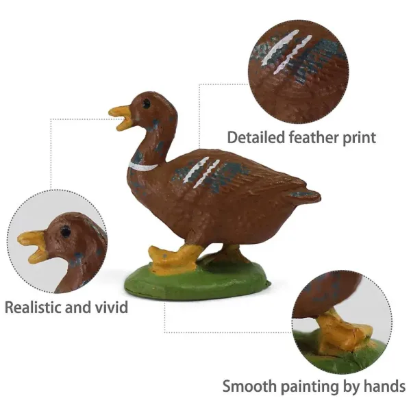 14 or 28pcs O Scale PVC Model Fowl Set - Image 3