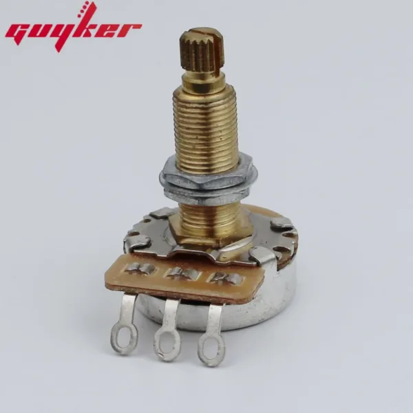 A500K Brass Long Shaft Potentiometer for Guitar