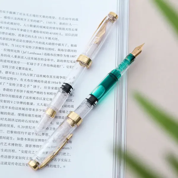 High Quality Transparent Piston Fountain Pen