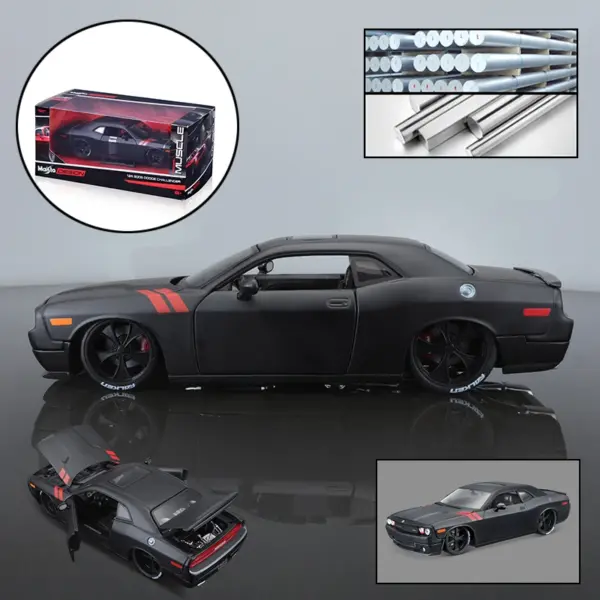 Maisto 1:24 2008 Dodge Challenger Diecast Model - Image 6