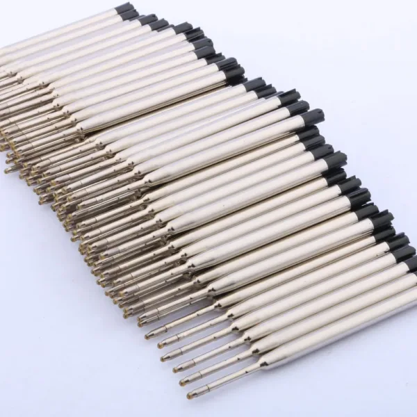 100pcs Black Ballpoint Pen Refills for Parker