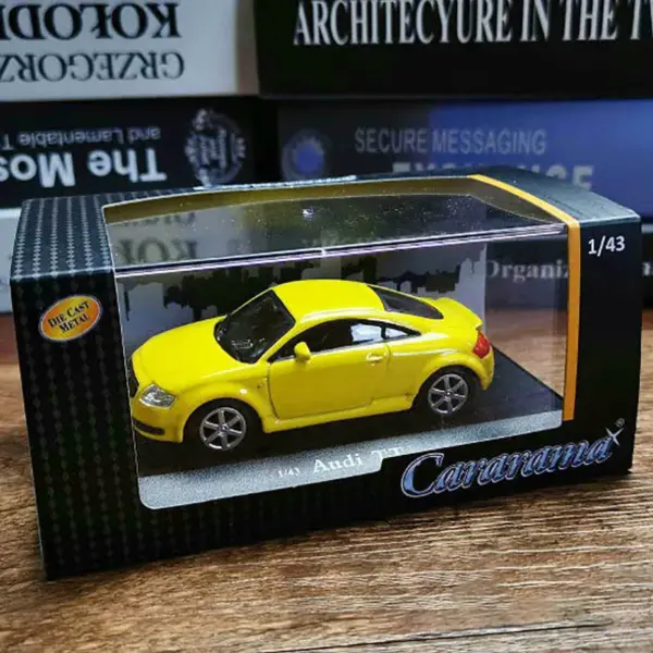 Yellow Audi TT Diecast Model 1:43 Scale - Image 5