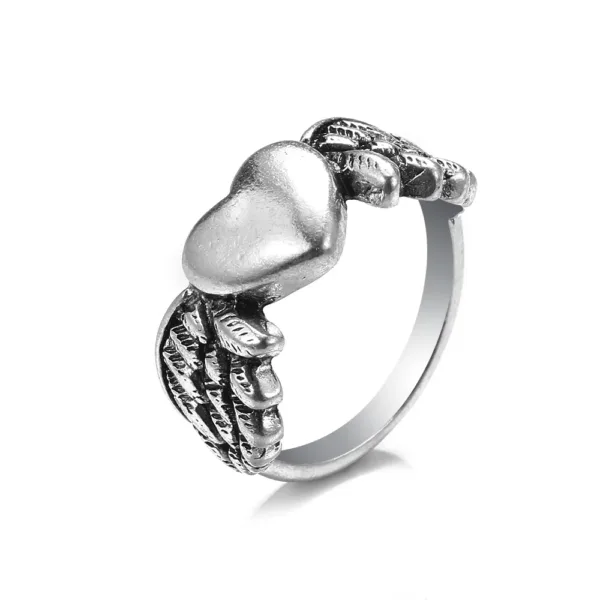 Vintage Gothic Angel Skull Ring for Women - Image 28