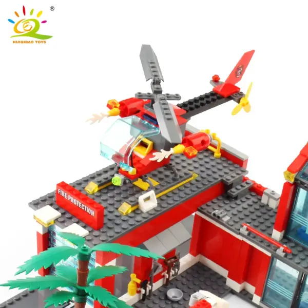 756pcs Fire Station Building Blocks Set - Image 4